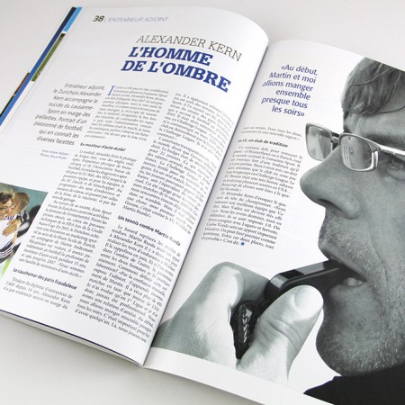 LS Mag, magazine officiel du Lausanne-Sport, création Pao Graphique