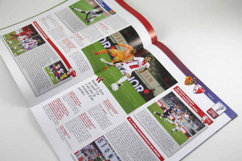 magazine de foot de Suisse romande Graphic Touch