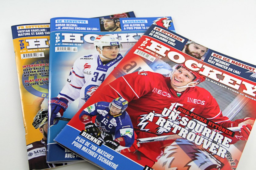 Top hockey Magazin suisse graphictouch